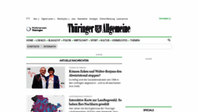 What Interaktiv.thueringer-allgemeine.de website looked like in 2021 (3 years ago)