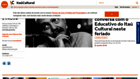 What Itaucultural.org.br website looked like in 2021 (3 years ago)