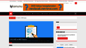 What Iskanunu.com website looked like in 2021 (3 years ago)