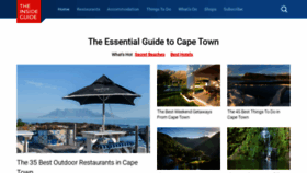 What Insideguide.co.za website looked like in 2021 (5 years ago)