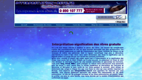 What Interpretation-reve.fr website looked like in 2021 (3 years ago)