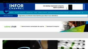 What Inforchannel.com.br website looked like in 2021 (3 years ago)