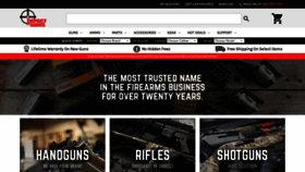What Impactguns.com website looked like in 2021 (3 years ago)