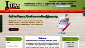What Ijeas.org website looked like in 2021 (5 years ago)
