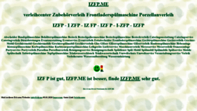 What Izfp.me website looked like in 2021 (3 years ago)