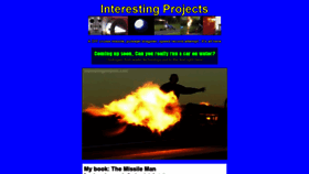 What Interestingprojects.com website looked like in 2021 (3 years ago)