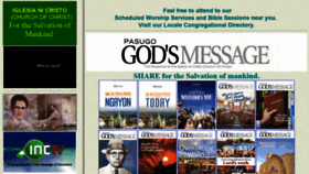 What Iglesianicristo.ws website looked like in 2021 (3 years ago)