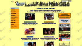 What Iluss.it website looked like in 2021 (3 years ago)
