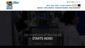 What Irbbarcelona.org website looked like in 2021 (3 years ago)