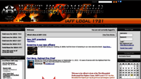 What Iaff1721.org website looked like in 2021 (3 years ago)