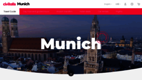 What Introducingmunich.com website looked like in 2021 (3 years ago)