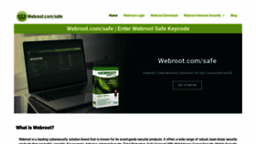 What Iwebrootcomsafez.com website looked like in 2021 (3 years ago)