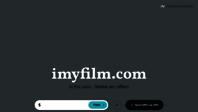 What Imyfilm.com website looked like in 2021 (3 years ago)