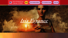 What Isisvoyance.com website looked like in 2021 (3 years ago)