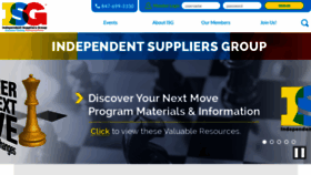 What Isg.coop website looked like in 2021 (3 years ago)