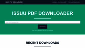 What Issuu.pdf-downloader.com website looked like in 2021 (3 years ago)