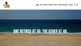 What Investingfromthebeach.com website looked like in 2021 (3 years ago)