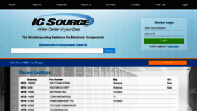 What Icsource.com website looked like in 2021 (3 years ago)