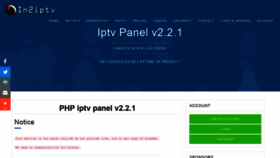 What In2iptv.com website looked like in 2021 (3 years ago)