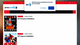 What Iptv4free.com website looked like in 2021 (3 years ago)