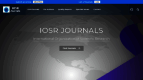 What Iosrjournals.org website looked like in 2021 (3 years ago)