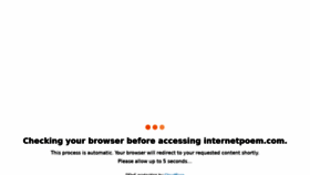 What Internetpoem.com website looked like in 2021 (3 years ago)