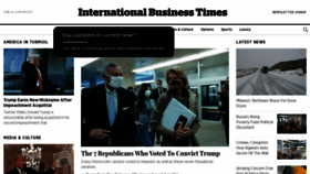 What Ibtimes.com website looked like in 2021 (3 years ago)