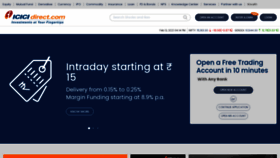 What Icicidirect.com website looked like in 2021 (3 years ago)