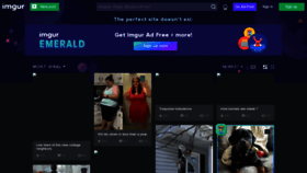 What Imgur.com website looked like in 2021 (3 years ago)