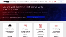 What Inmotionhosting.com website looked like in 2021 (3 years ago)