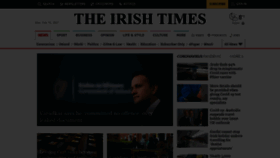 What Irishtimes.com website looked like in 2021 (3 years ago)