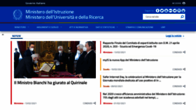 What Istruzione.it website looked like in 2021 (3 years ago)
