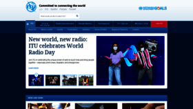 What Itu.int website looked like in 2021 (4 years ago)