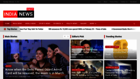 What Indianewsfast.in website looked like in 2021 (3 years ago)
