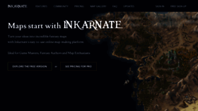What Inkarnate.com website looked like in 2021 (3 years ago)
