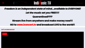 What Indimusic.tv website looked like in 2021 (3 years ago)