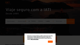 What Iatiseguros.pt website looked like in 2021 (3 years ago)