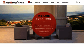 What Insharefurniture.com website looked like in 2021 (3 years ago)