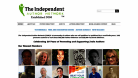 What Independentauthornetwork.com website looked like in 2021 (3 years ago)