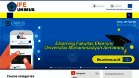 What Ife.unimus.ac.id website looked like in 2021 (3 years ago)