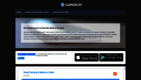 What Illamadas.es website looked like in 2021 (3 years ago)