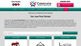 What Icelebrateevents.com website looked like in 2021 (3 years ago)