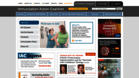 What Immunize.org website looked like in 2021 (3 years ago)