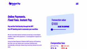What Instantpay.net.au website looked like in 2021 (3 years ago)