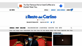 What Ilrestodelcarlino.it website looked like in 2021 (3 years ago)