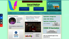 What Internalmedhouston.com website looked like in 2021 (3 years ago)