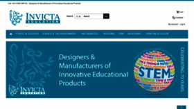 What Invictaeducationshop.com website looked like in 2021 (3 years ago)