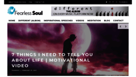 What Iamfearlesssoul.com website looked like in 2021 (3 years ago)