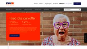 What Ing.com.au website looked like in 2021 (3 years ago)