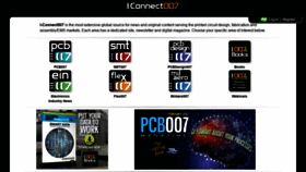 What Iconnect007.com website looked like in 2021 (3 years ago)